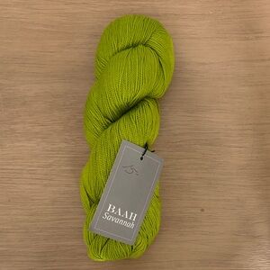 NWT Savannah Baah Tequila Lime Green Yarn 1 Skein